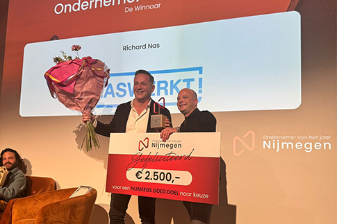 Richard Nas wint titel ‘Ondernemer van het Jaar Nijmegen 2024’